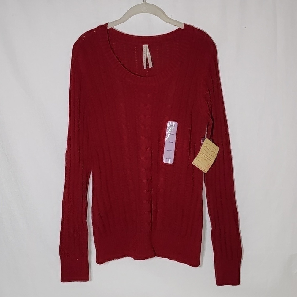 HIGH Sierra  knit sweater size XL color Red🧡